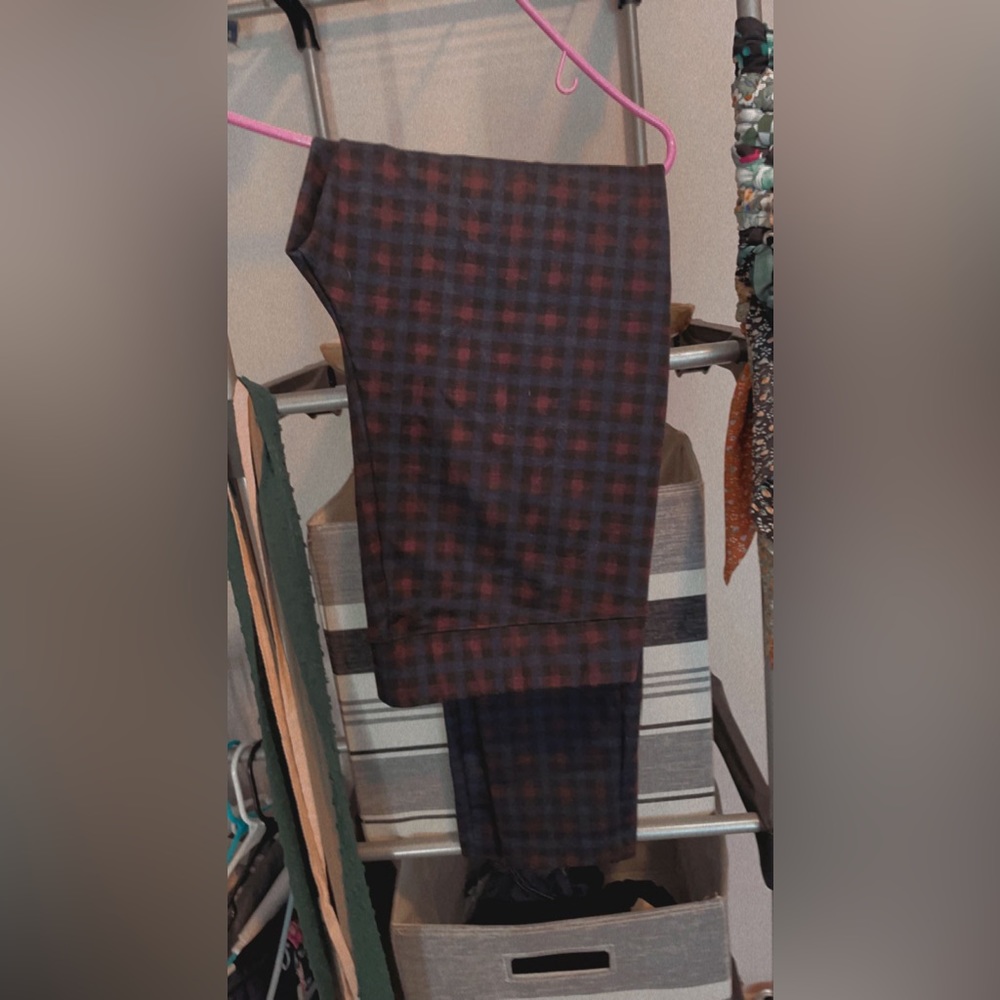 Plaid leggings